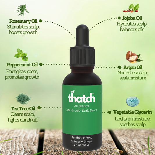 Thatch All Natural Hair Growth Scalp Serum (2 oz.)